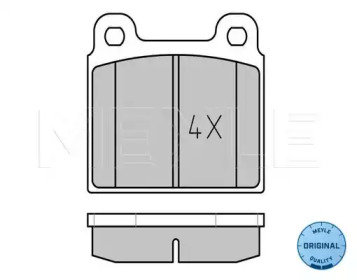 Комплект тормозных колодок (MEYLE: 025 200 1118)