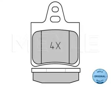 Комплект тормозных колодок (MEYLE: 025 201 6215)