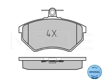 Комплект тормозных колодок (MEYLE: 025 201 6819)