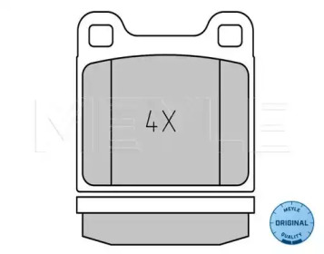 Комплект тормозных колодок (MEYLE: 025 202 2815)