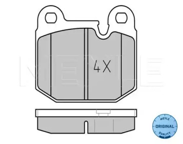 Комплект тормозных колодок (MEYLE: 025 205 8816)