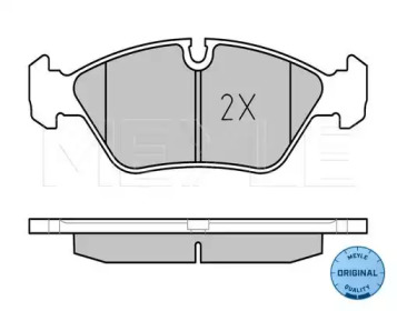 Комплект тормозных колодок (MEYLE: 025 206 2919)