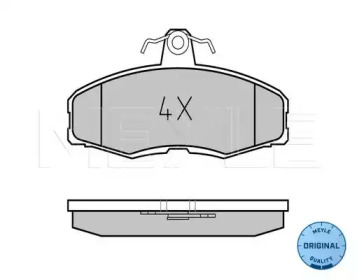 Комплект тормозных колодок (MEYLE: 025 208 6117)