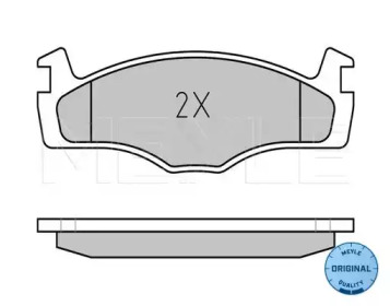 Комплект тормозных колодок (MEYLE: 025 208 8715)