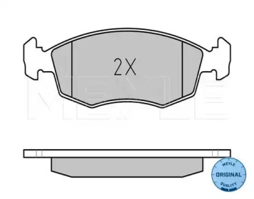 Комплект тормозных колодок (MEYLE: 025 209 0818)