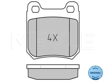 Комплект тормозных колодок (MEYLE: 025 210 5115)