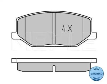 Комплект тормозных колодок (MEYLE: 025 211 4215)