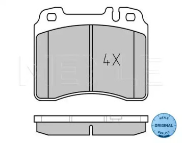 Комплект тормозных колодок (MEYLE: 025 211 5316)