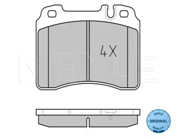 Комплект тормозных колодок (MEYLE: 025 211 5317)