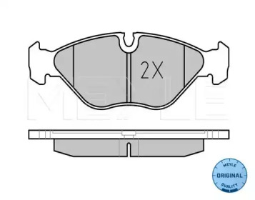 Комплект тормозных колодок (MEYLE: 025 211 5419)