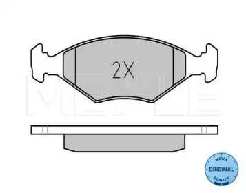 Комплект тормозных колодок (MEYLE: 025 211 9318)
