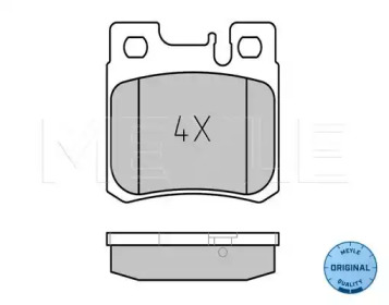 Комплект тормозных колодок (MEYLE: 025 211 9715)