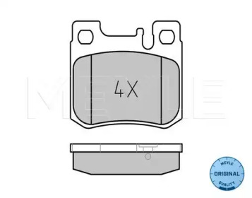 Комплект тормозных колодок (MEYLE: 025 213 0115)
