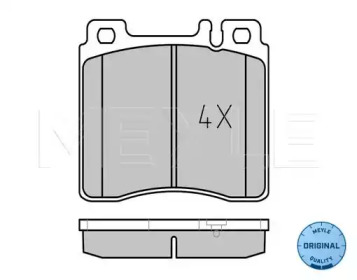 Комплект тормозных колодок (MEYLE: 025 213 0318)