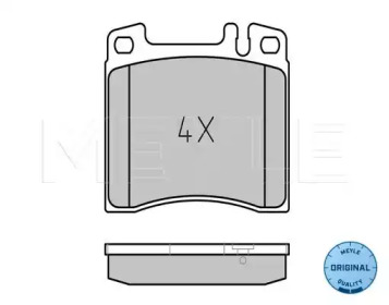 Комплект тормозных колодок (MEYLE: 025 213 0418)