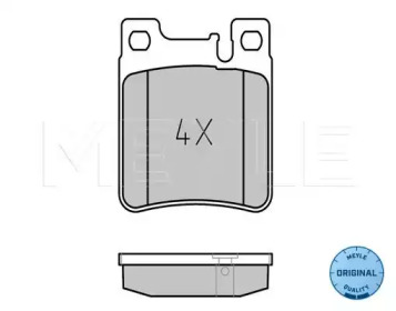 Комплект тормозных колодок (MEYLE: 025 213 0515)