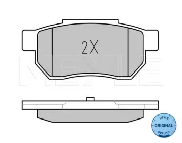 Комплект тормозных колодок (MEYLE: 025 213 1313/W)