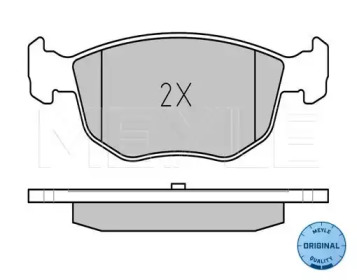 Комплект тормозных колодок (MEYLE: 025 213 5819)