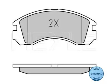 Комплект тормозных колодок (MEYLE: 025 213 6315/W)