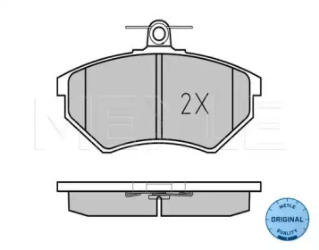 Комплект тормозных колодок (MEYLE: 025 213 6619/W)