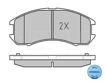 Комплект тормозных колодок (MEYLE: 025 213 7815/W)