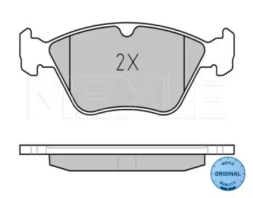 Комплект тормозных колодок (MEYLE: 025 214 1117)
