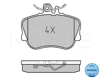 Комплект тормозных колодок (MEYLE: 025 214 3920)