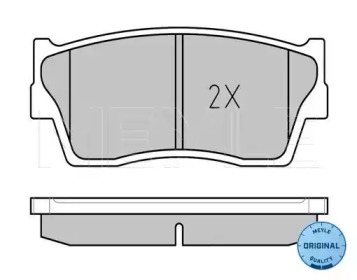 Комплект тормозных колодок (MEYLE: 025 215 0014/W)