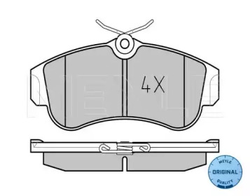 Комплект тормозных колодок (MEYLE: 025 215 4617)