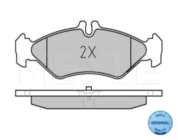 Комплект тормозных колодок (MEYLE: 025 216 2117)