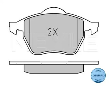 Комплект тормозных колодок (MEYLE: 025 216 2419)