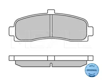 Комплект тормозных колодок (MEYLE: 025 216 2615)