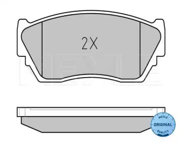 Комплект тормозных колодок (MEYLE: 025 216 5716/W)
