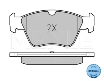Комплект тормозных колодок (MEYLE: 025 216 6419)