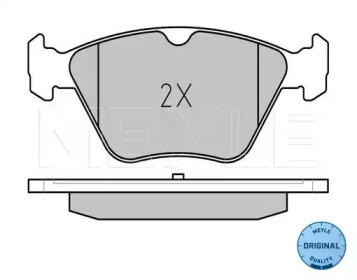Комплект тормозных колодок (MEYLE: 025 216 7020)