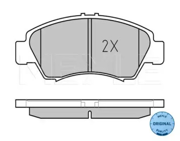 Комплект тормозных колодок (MEYLE: 025 216 9715/W)