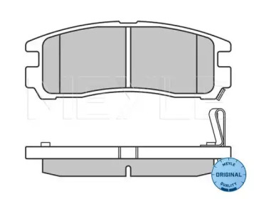 Комплект тормозных колодок (MEYLE: 025 217 0615/W)