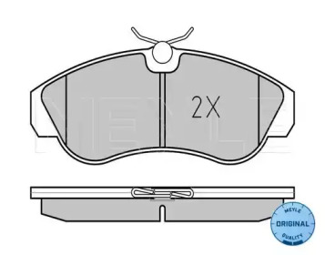 Комплект тормозных колодок (MEYLE: 025 217 9919/W)
