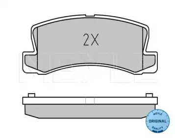 Комплект тормозных колодок (MEYLE: 025 218 3315/W)