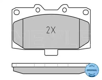 Комплект тормозных колодок (MEYLE: 025 218 5415/W)