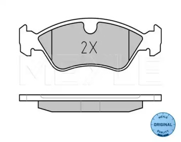 Комплект тормозных колодок (MEYLE: 025 218 6217)