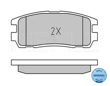Комплект тормозных колодок (MEYLE: 025 218 7514/W)