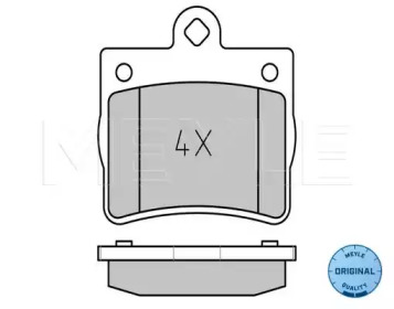 Комплект тормозных колодок (MEYLE: 025 219 0015)