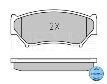 Комплект тормозных колодок (MEYLE: 025 219 0715/W)