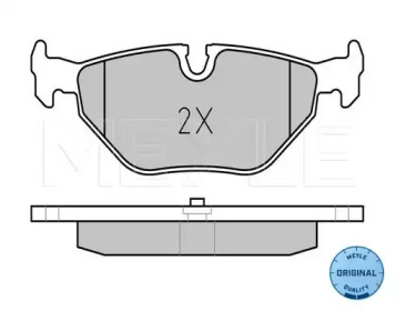 Комплект тормозных колодок (MEYLE: 025 219 3417)