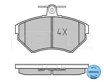 Комплект тормозных колодок (MEYLE: 025 219 4516)