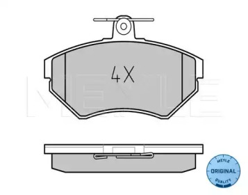 Комплект тормозных колодок (MEYLE: 025 219 4519)