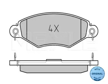 Комплект тормозных колодок (MEYLE: 025 219 8018)