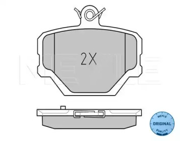 Комплект тормозных колодок (MEYLE: 025 219 9915)