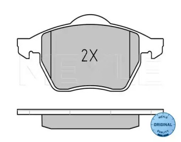 Комплект тормозных колодок (MEYLE: 025 230 1820/W)